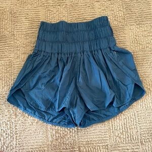 Free people blue running shorts